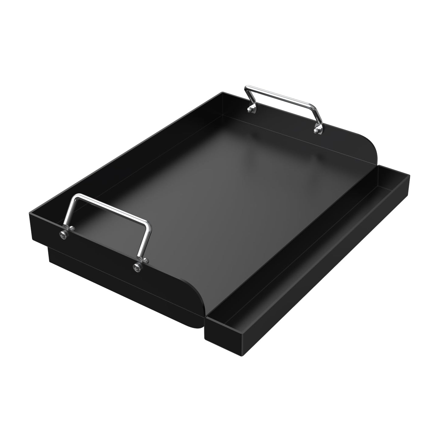 WEBROIL Nonstick Coating Cooking Griddle Insert for Gas Grill, 17" x13" Universal Griddle Flat Top Plate with Removable Handles for Charcoal/Gas Stove/Electric, Large Griddle Plate for Outdoor Grill