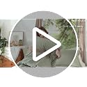 King Size Green Comforter Set - 7 Pieces Bed in a Bag with Botanical Design - King Bedding