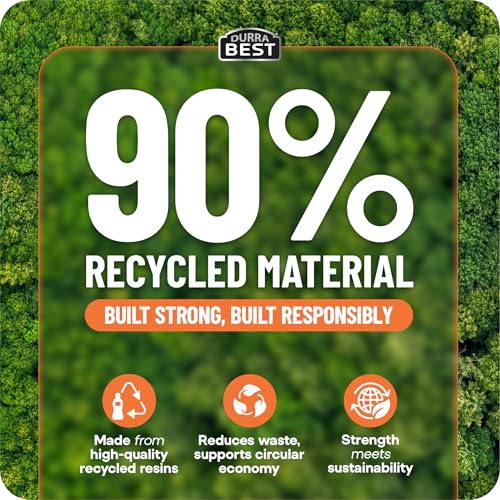 95-96 Gallon Heavy Duty Trash Bags - Extra Large 61x68 Inch Garbage Liners - Leak & Tear Resistant - 40 Pack