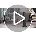 MORENTO 36-Inch Black Smart Tower Fan with Remote, WiFi/App/Voice Control