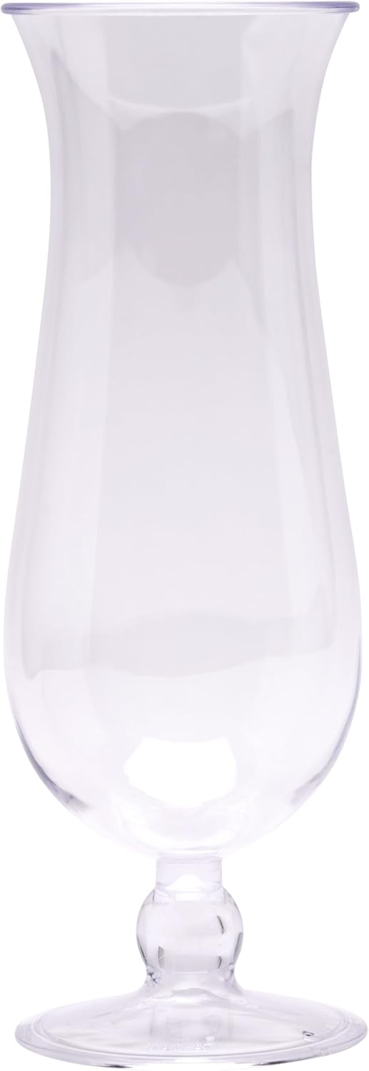 G.E.T. HUR-1-CL Carefree Shatterproof Cocktail/Hurricanes Glasses, 15 oz set of 12.