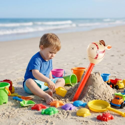 Cakmecwy 12 Pcs Pink Red Inflatable Horse Head Stick - Party Cowboy Western Decoration
