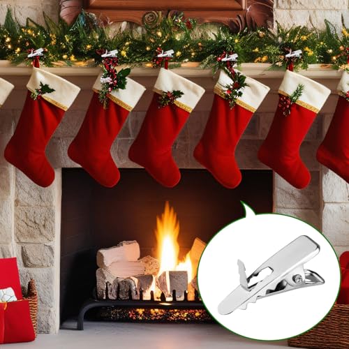 100Pcs Christmas Ornament Clip for Tree, Flowers Alligator Clips Decor
