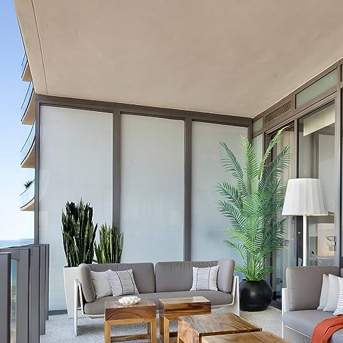 HAIHONG 6FT Artificial Areca Palm Tree Fake Indoor Exterior Decor with Adjustable Branches - 1 Pack