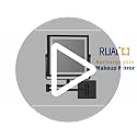 Ruacq Matte Black Wall Mounted Makeup Mirror with Lights 1X/10X Dual Sided