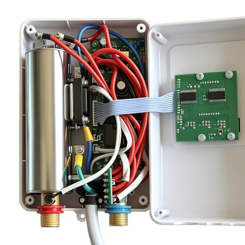110V Electric Tankless Water Heater 5000W with LED Display & Safety Features