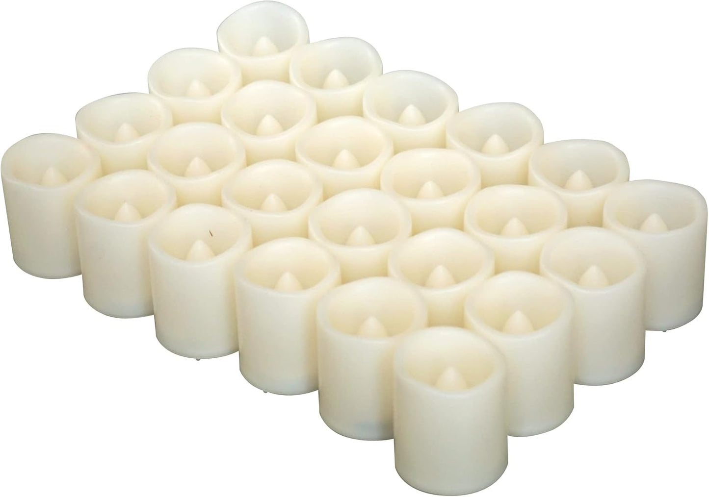 12 PCS LED Flameless Votive Candles - Long-Lasting Battery Operated with 120+ Hours Life