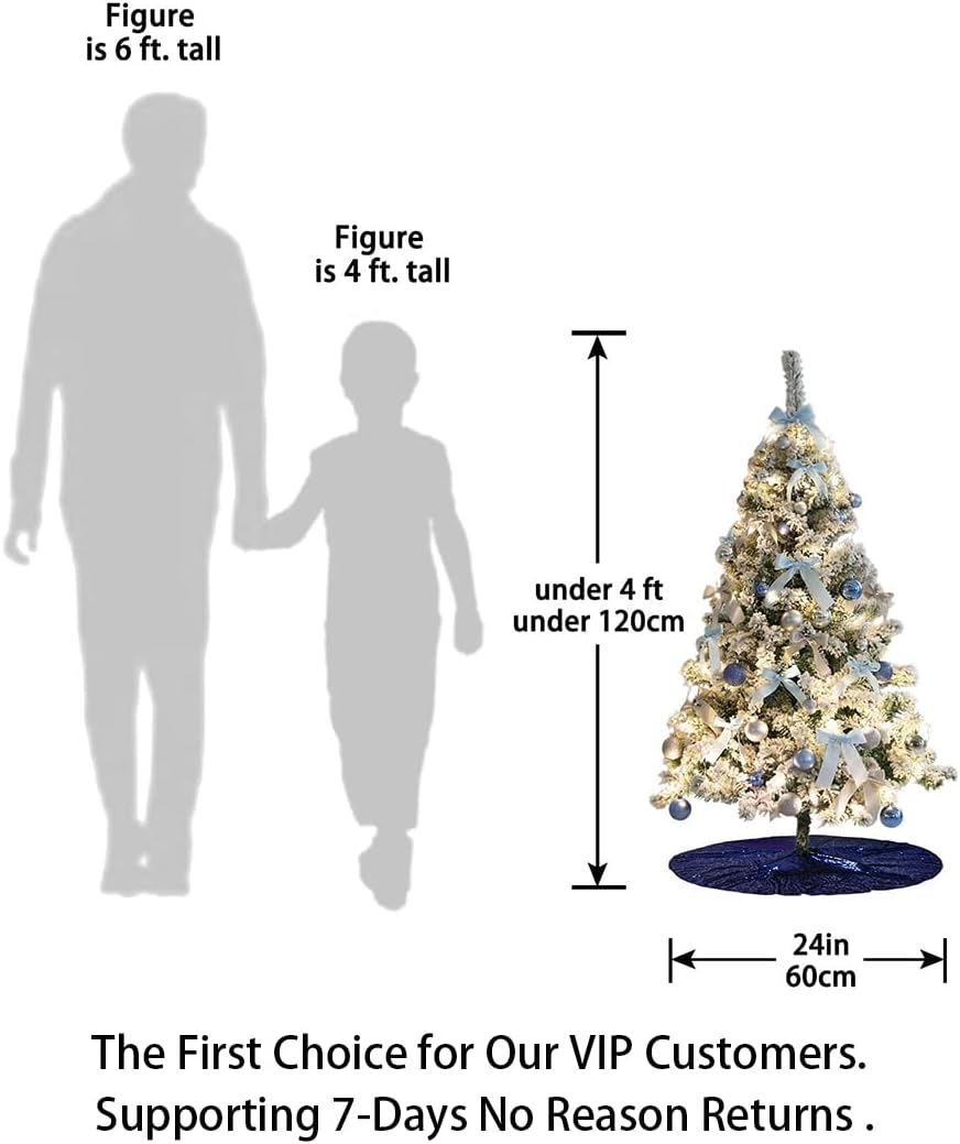 48-Inch Silver Sequin Christmas Tree Skirt - Reusable Holiday Decor for Festive Parties