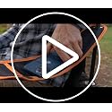 EMERIT 2-Pack Blue Folding Camping Chairs with Diamond-Quilted & Adjustable Armrests - Heavy Duty, Oversized, Ergonomic 18.5" Seat Height