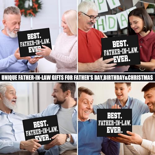 Father-in-Law Gift Set with Mug, Cap, Socks, Jewelry & More - 10 Pcs