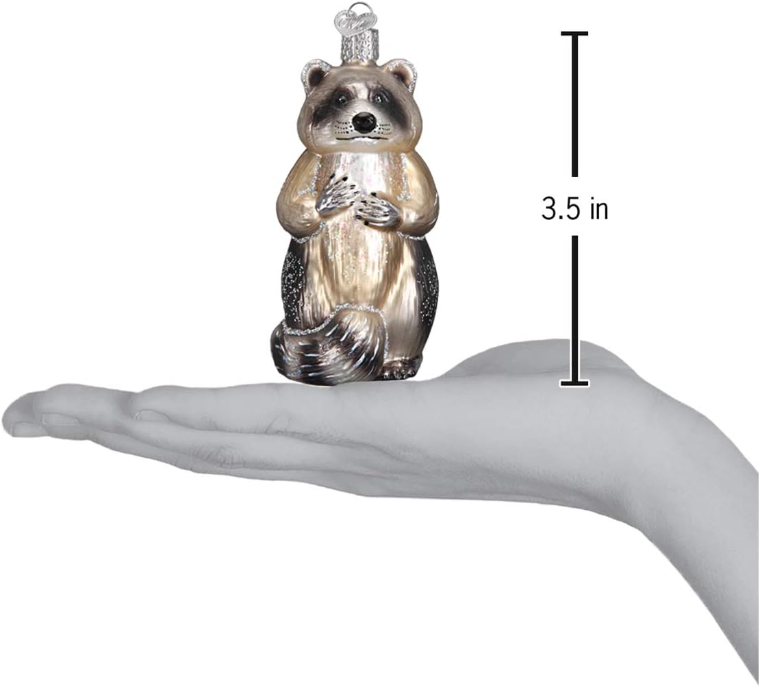 Handcrafted Badger Glass Blown Ornament - Unique Christmas Tree Decoration