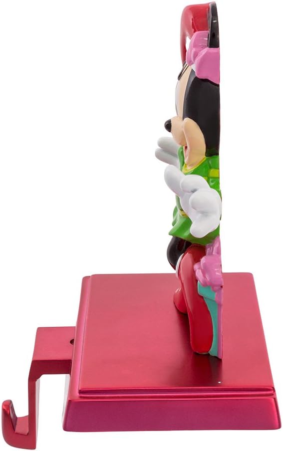 Minnie Mouse Stocking Holder by Kurt Adler - Festive Holiday Decor for Mantels