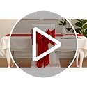 Q&J Fabric Co. Rose Gold Satin Table Runners 2-Pack, 12x108 Inches for Weddings & Events