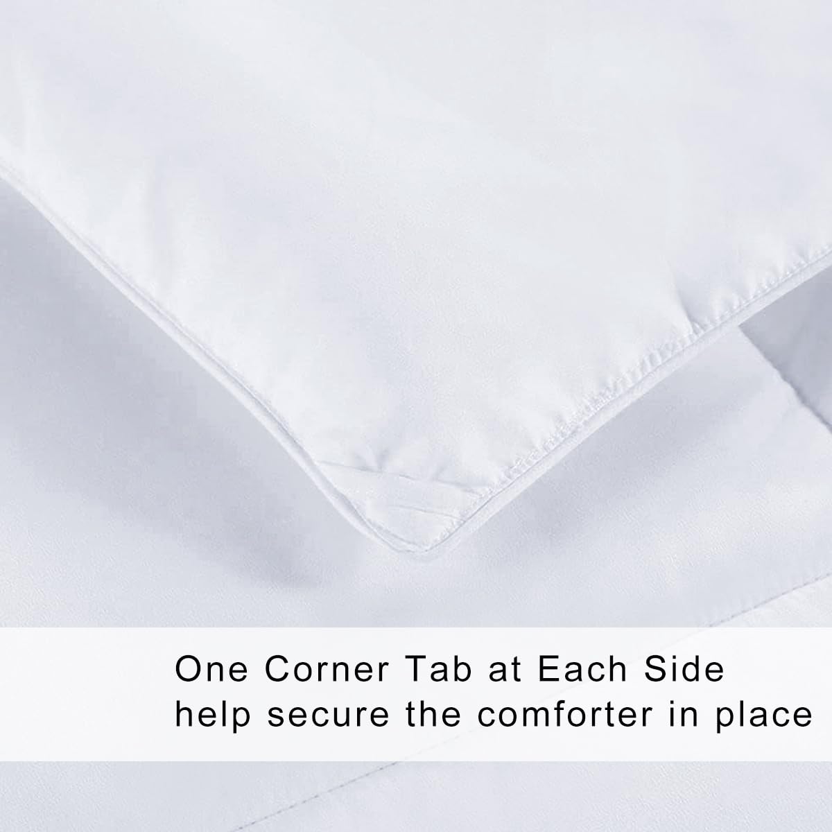 COHOME All Season Queen Cooling Comforter - Premium 2100 Series Down Alternative Comforter - Quilted Duvet Insert with Corner Tabs - Luxury Soft Hotel Comforter - Winter Warm - Reversible - White