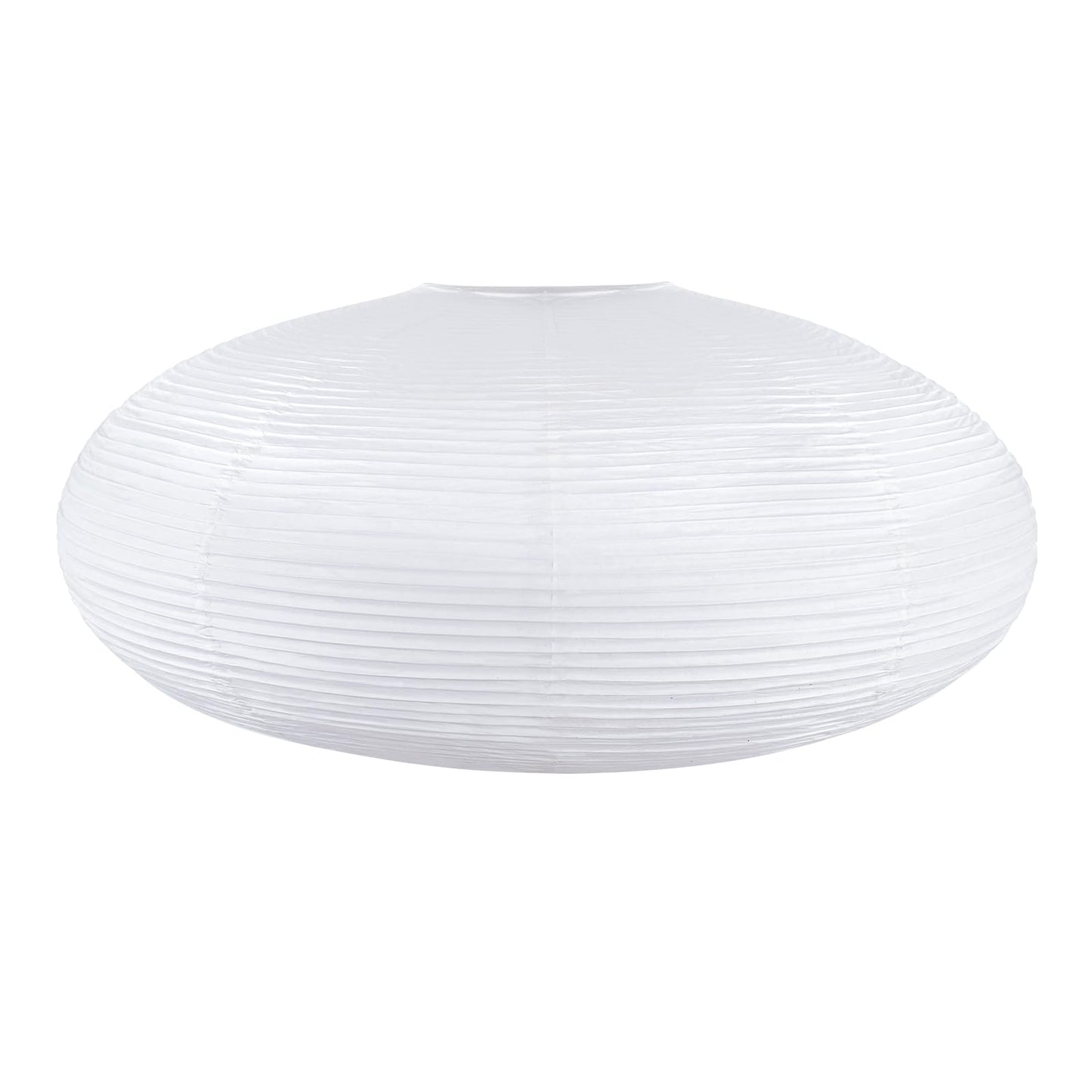 White Oval Paper Lanterns-16.54" Large Hanging Paper Lantern Lamp, Chinese/Japanese Paper Pendant Lampshade for Party Decoration, Wedding, Home Decor Paper Ceiling Lampshade(1 Pack)