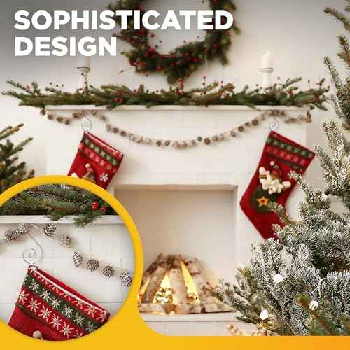 Leafeon 50 Pack S-Shaped Christmas Ornament Hooks ? Great S-Shaped Ornament Hangers for Christmas Tree Decoration (Silver)