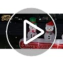 Vigdur 7FT Outdoor Christmas Inflatable Snowman & Santa Decor, Waterproof