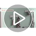 Amada Wall Mount Coat Rack 2-Pack with 8 Hooks, White Entryway Organizer