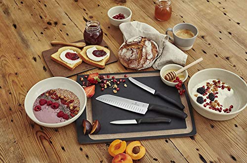Victorinox Swiss Classic Tomato & Table Knife Set - 6 Pieces, Black Handle