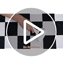 Black and White Checkered Area Rug 5x7 - Soft Non-Slip Living Room Carpet - Variation of Black & White / 5' x 7' Rectangular