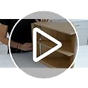 BakedBin White Double Layer Corner Bread Box - Airtight, Extra Large Kitchen Storage