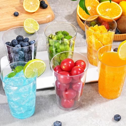12 oz Clear Plastic Cups - 300 Count Disposable Drinking Cups, Party & Event Use - Variation: Clear-12oz 300Count