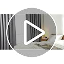 Joydeco Linen Blackout Curtains 84 Inch, Pack of 2 - Light Blocking Room Darkening Drapes with Grommets, Thermal Insulation, Noise Reduction, Privacy, 52"W x 84"L