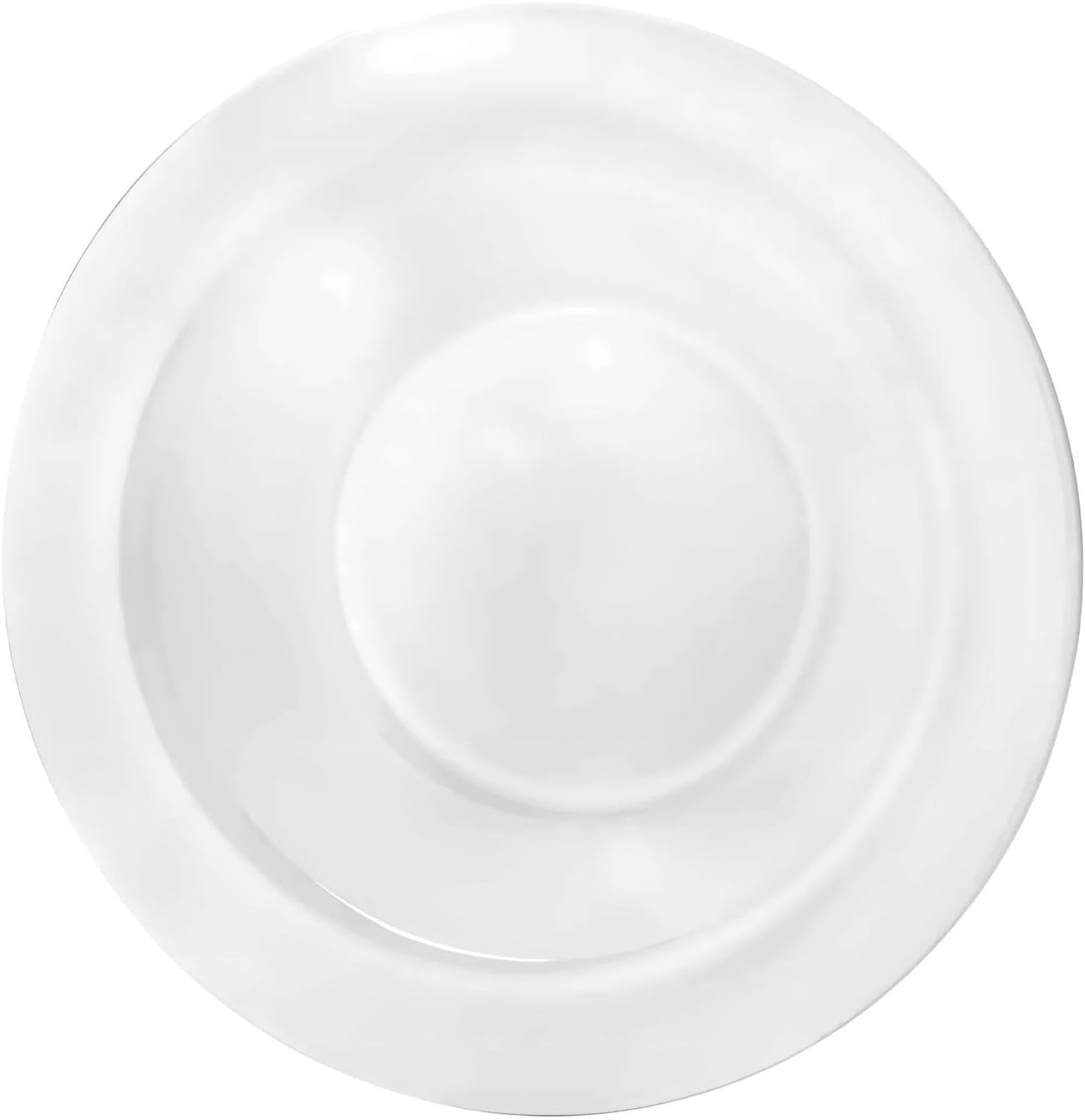 Premium 9-Inch Heavyweight Plastic Plates - Crystal Clear Wedding & Party Dinnerware, 30 Count