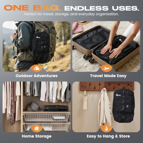 GYTBL 3 Pack Travel Vacuum Bags with Wireless Pump Waterproof Compression Storage