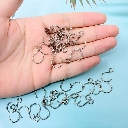 Mini Stainless Steel S Hook 200PCS for Crafts, Decorations & Hanging