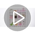 Keebofly White Wall Mount Perfume & Cologne Display Shelf Multi-Tier Organizer