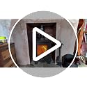 Large Heat Powered Wood Stove Fan for Fireplace & Log Burner - Silent, Thermo-Operated, Aluminum Blade, with Thermometer