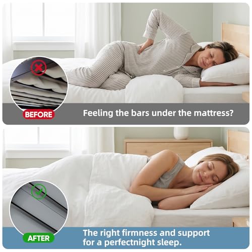 YUAOCUU King Size Bunkie Board 76x80 Inch Mattress Support Heavy Duty Anti-Sag