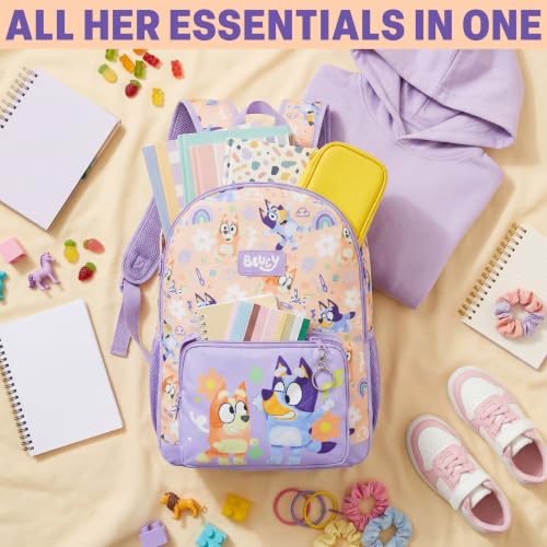 Get Trend Bluey & Paw Patrol Girls Backpack, 18 Inch Squishmallows Collection, Multi Bluey