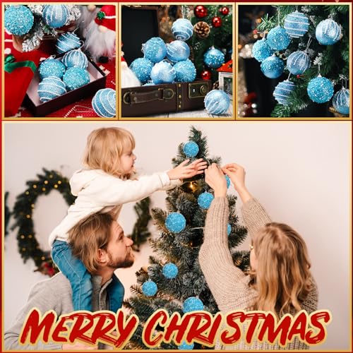 Liliful 12 Pcs Christmas Ball Ornaments Tree Decorations Shatterproof
