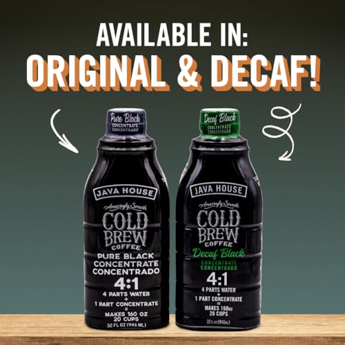 Decaf Colombian Cold Brew Coffee Concentrate 4:1 Liquid - 32 Fl Oz - Variation of THIS listing