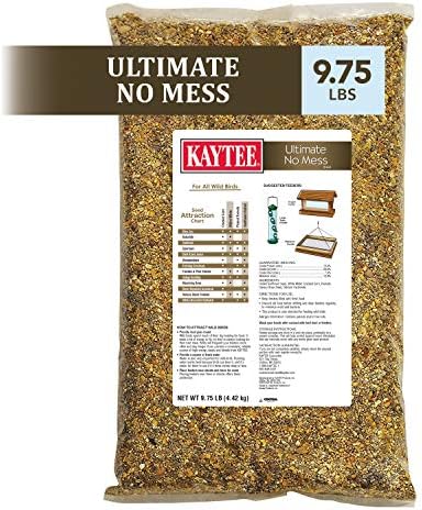 Kaytee Wild Bird Food - Ultimate No Mess Seed for Colorful Songbirds | 9.75 lb Bag