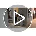 White GRUSIGN Bathroom Floor Cabinet with 1 Door & 3 Drawers - Modern Storage