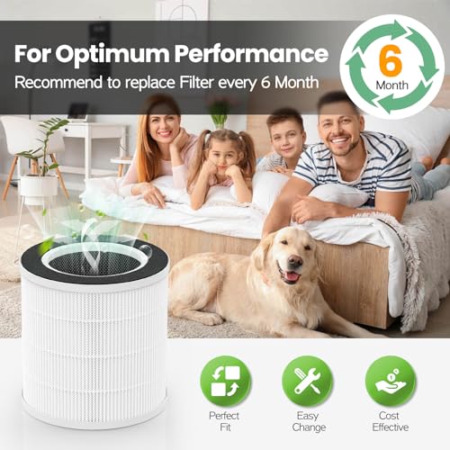 VK-6067B Air Purifier Filter Replacement for HOKEKI & Vremi - HEPA & Activated Carbon