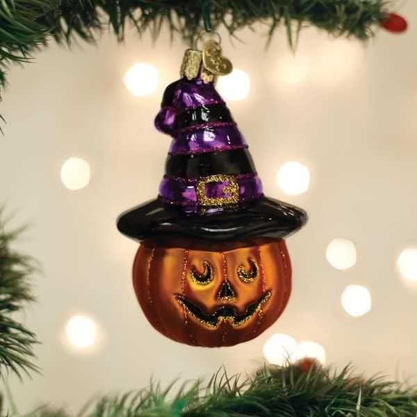 Jolly Roger Glass Blown Ornament - Handcrafted Christmas Tree Decoration, Halloween Collection