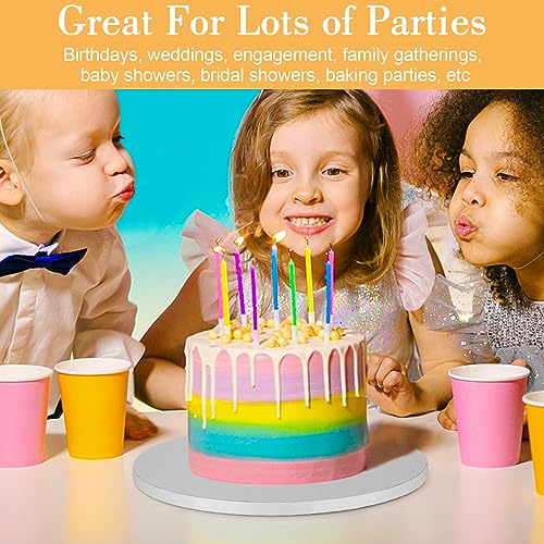 10 Inch Cake Drums - 12 pcs Round Cake Boards, Sturdy Cardboard for Wedding & Baking - Variation of 10 Inch / 12