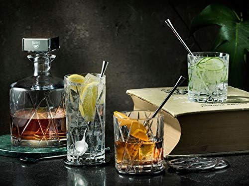 Orrefors City Mixing Glass with bar Spoon, Clear
