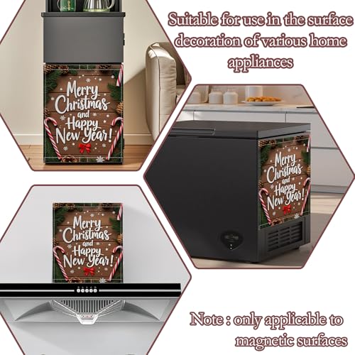 Christmas Snowflake Magnetic Dishwasher Cover 23x26 Inch - Gearsly