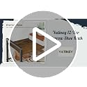 YATINEY Rustic Brown & Black 12-Tier Narrow Shoe Rack, 16.5 x 10.4 x 80.4 inches, Tall Shoe Organizer for Entryway and Closet