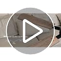 ZMISHIBO 52 Inch Ceiling Fan No Light, Flush Mount Low Profile, White