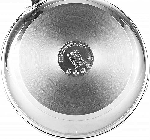 Cook N Home 12 Quart Stainless Steel Pasta Pot with Strainer & Steamer Insert