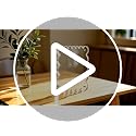 3-Pack 4x6 Inch Scalloped Acrylic Magnetic Picture Frames - Retro Elegant Design