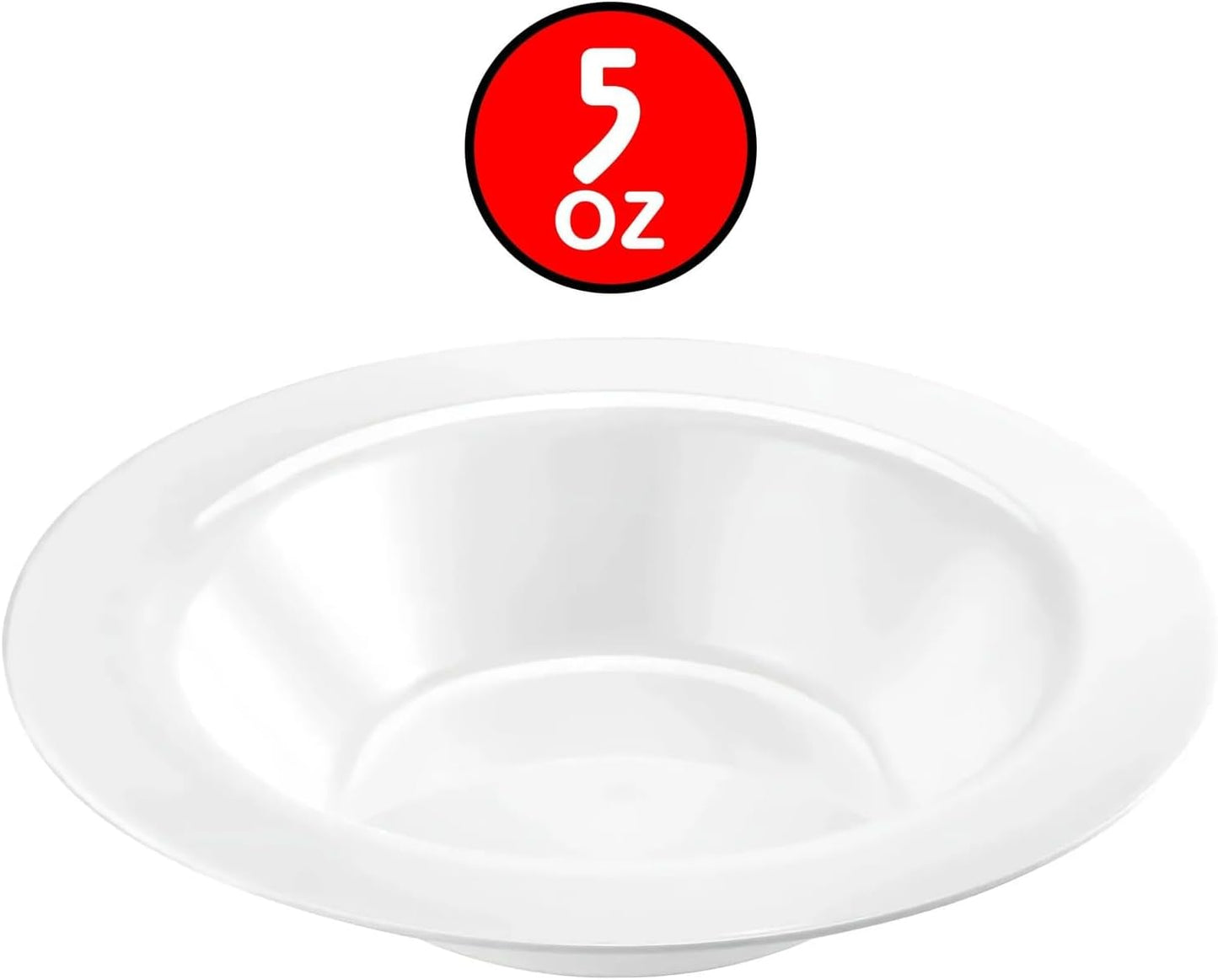 Premium 9-Inch Heavyweight Plastic Plates - Crystal Clear Wedding & Party Dinnerware, 30 Count