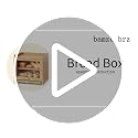 Natural Bamboo Bread Box with Double Layer & Cutting Board - Kitchen Storage