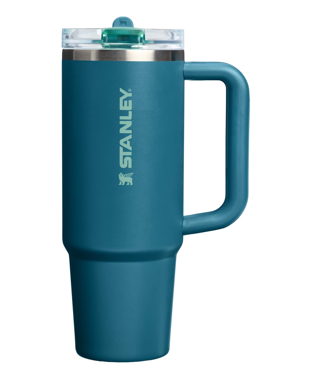 STANLEY Quencher ProTour Flip Straw Tumbler with Leakproof Lid 30 oz | Built-In Straw & Handle | Cupholder Compatible for Travel | Insulated Stainless Steel Cup | BPA-Free | Coastal Teal